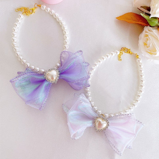 Fairytale Whisper Pearl Collar Necklace